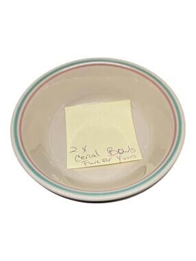 2 Corelle *FOREVER YOURS*  Cereal Bowls Excellent Condition